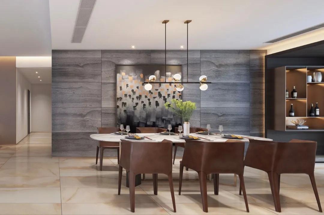 珠海室內設計馬思| 337m2大平層，輕奢的高級質感